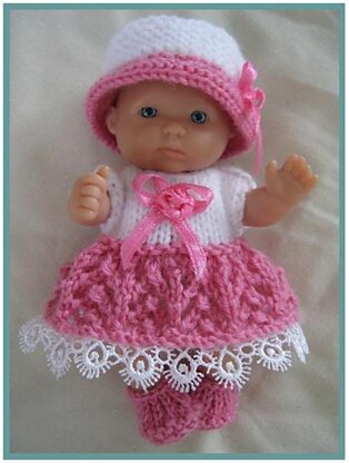 5" Berenguer Dolls Dress