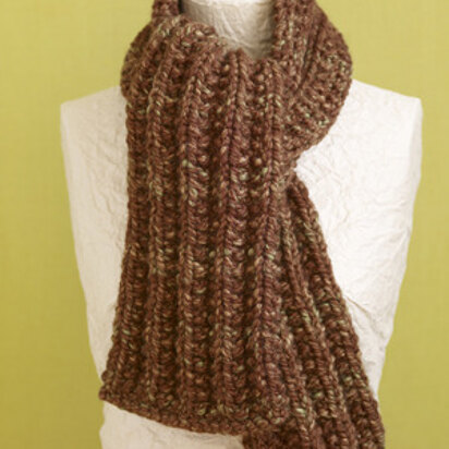 Brisbane Scarf in Lion Brand Wool-Ease Thick & Quick - 90619B