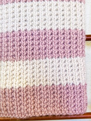 Easy Knit Baby Blanket Knitting pattern by Deborah O'Leary