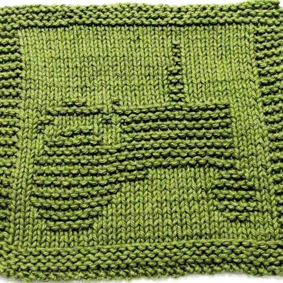 Tractor - knitting pattern