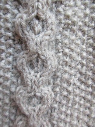 Children s Cable and Moss Stitch Cardigan