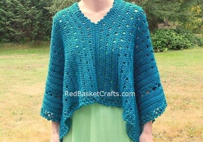 Sweet Pea Poncho - Easy Double Crochet