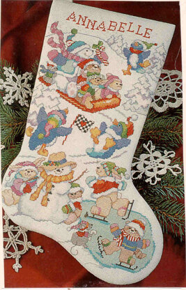 Winter Fun on Ice Stocking - PDF