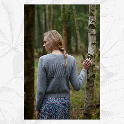 Zoe Jumper - Sweater Knitting Pattern For Women in Willow & Lark Woodland