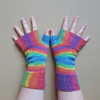 Rainbow Mitts