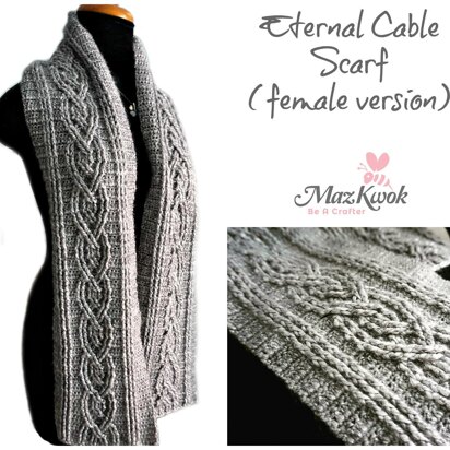 Eternal Cable Scarf Female Version