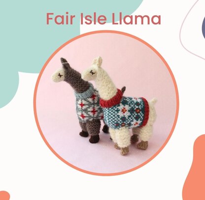 Fair Isle Llama