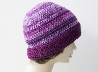 Turned Brim Beanie