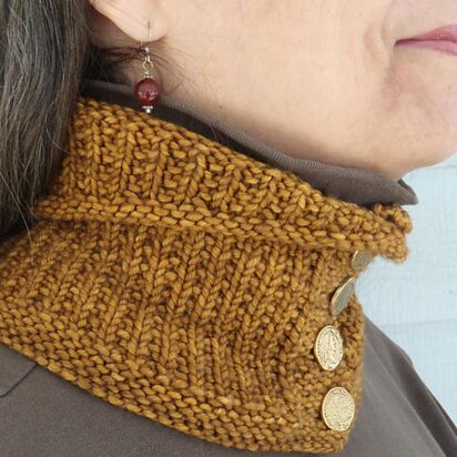 Chesterfield Neckwarmer - knitting pattern