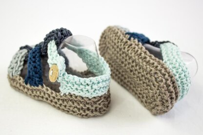 Baby Boys Knit Summer Sandals