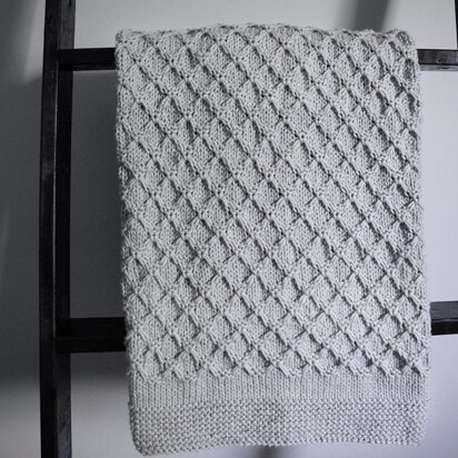 Honeycomb Baby Blanket - knitting pattern