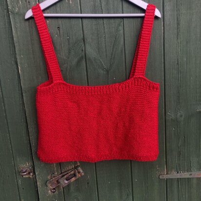 Simple Knitted Crop Top