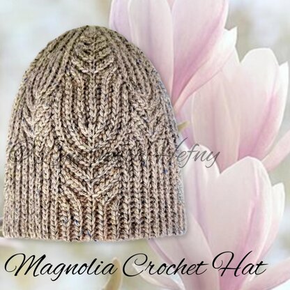 Magnolia crochet hat