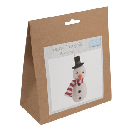 Trimits Snowman Decoration Needle Felting Kit