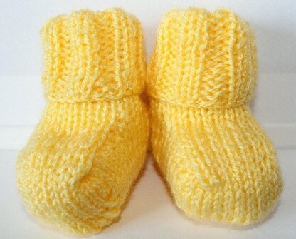 Sweet & Simple Baby Booties