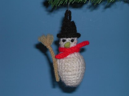 Christmas Snowman Ornament C-011