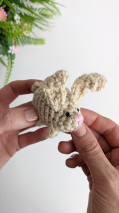 Crochet rabbit pattern, beginner crochet amigurumi bunny