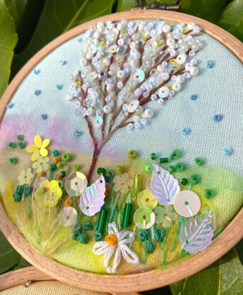 Rowandean Spring Hawthorn Embroidery Kit