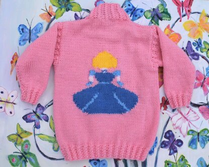 Princess Sweater and Crown - Cinderella