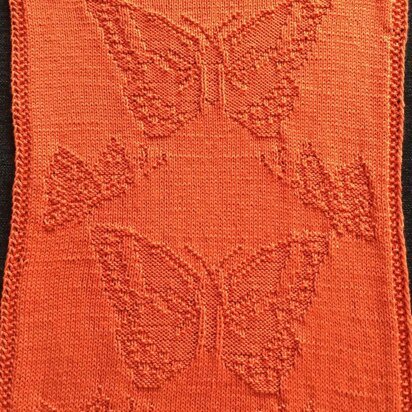 Sommerfugl Gæstehåndklæde - Butterfly Guest Towel