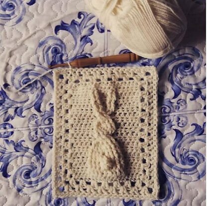 Bunny Cable Blanket
