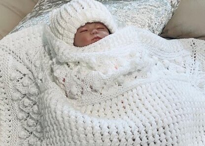 SNOWFALL baby blanket