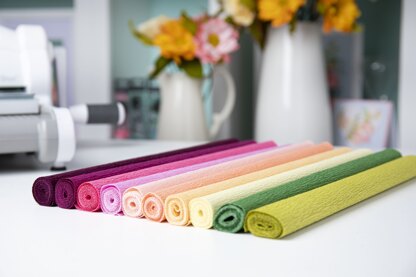 Sizzix Surfacez Crepe Paper 12" x 24" - 10 Sheets - Vintage