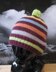 Stripe Bobble Beanie Hat