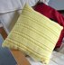 Cabled cushion cover