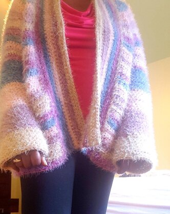 Fuzzy Blanket Cardigan