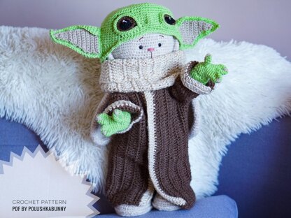 Crochet yoda outfit online pattern free