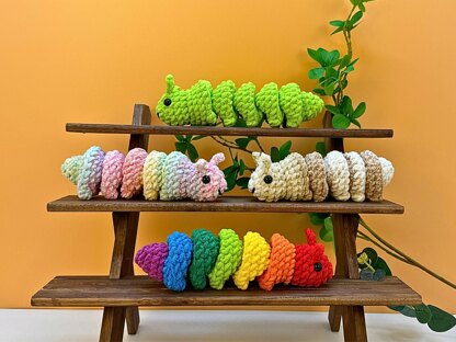 Caterpillar Crochet No Sew