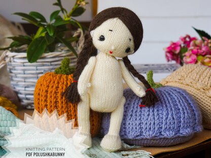 Knitting Pattern - 10''/25cm Baby Doll