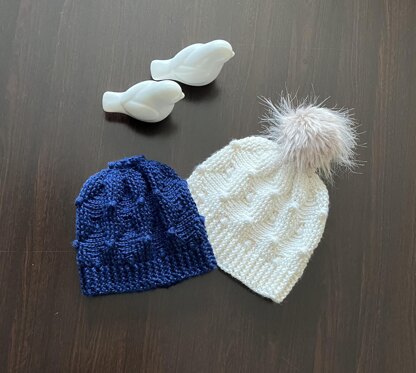 Pretty Diamonds Beanie & Cowl Set N 630