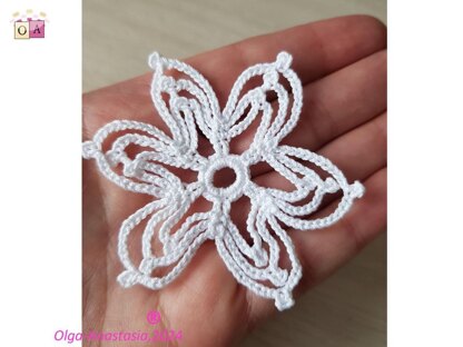 Crochet snowflake 30