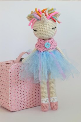 Bella the ballerina unicorn/cat 2 in 1 Pattern