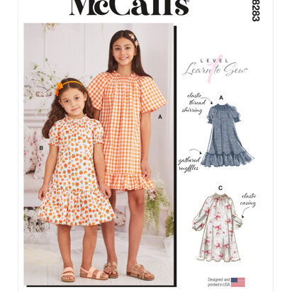 McCall's M7966 Size 3 to 14 Girl's Sportswear Sewing Pattern