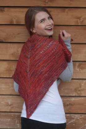 Canyon Trail Shawl