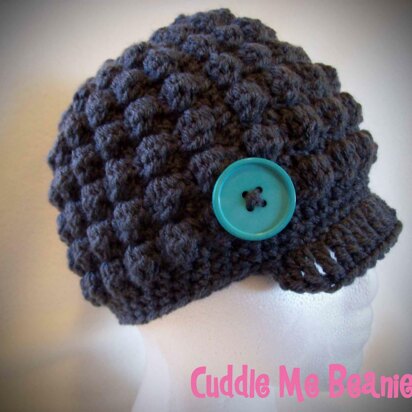 Bobble Brim Beanie