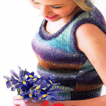 Sleeveless Top in Noro Silk Garden Lite - Downloadable PDF