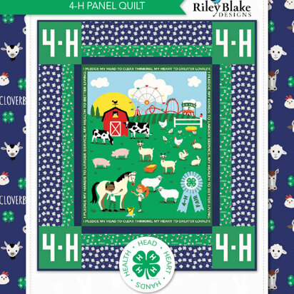 Riley Blake 4-H Panel Quilt - Downloadable PDF