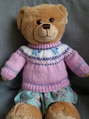 Teddy cardigan and sweater