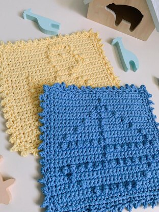 The Sailboat Baby Washcloth