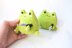 Plush meme knife frog