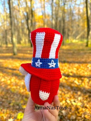 Patriotic gnome USA (boy)