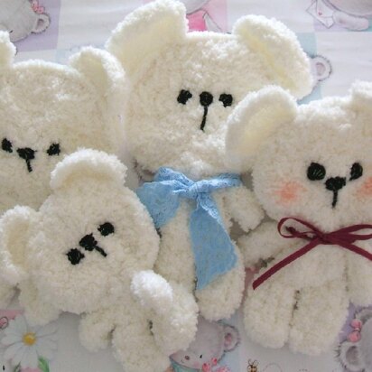 Tiny Ted Teddy Bears - knitting pattern
