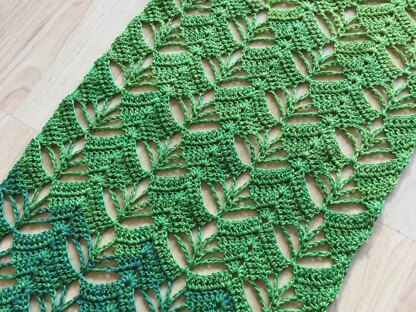 Forest Through the Leaves Shawl