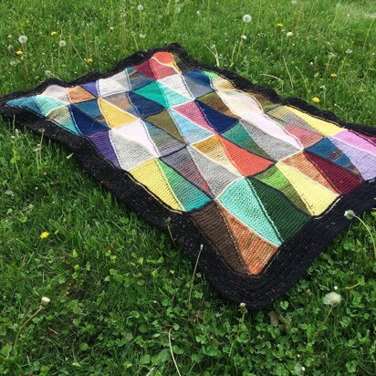 Rays of Light Blanket - knitting pattern
