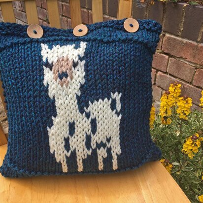 Alpaca on a Cushion