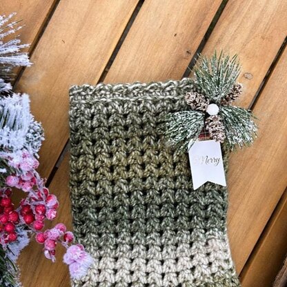 Evergreen Stocking